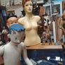 Vintage 60's Hollow Back Female Hanging Mannequin Torso Image 4