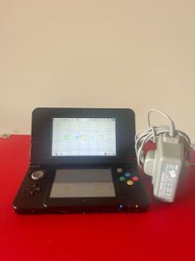 New Nintendo 3DS Black Handheld Console + Official Charger