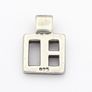 Vintage 925 Silver Geometric Pendant Image 3