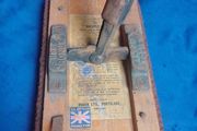 1920 Vintage Antique British "Ronuk" Heavyweight Floor Polishing Brush