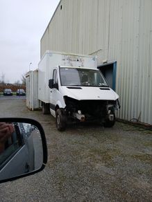 rubber track damaged..sprinter box van