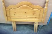 Single pine headboard
