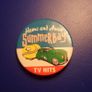 HOME & AWAY (Australian TV soap drama) - a scarce mug by Coloroll (1989) + a free SUMMER BAY badge (early 1990s) Image 7
