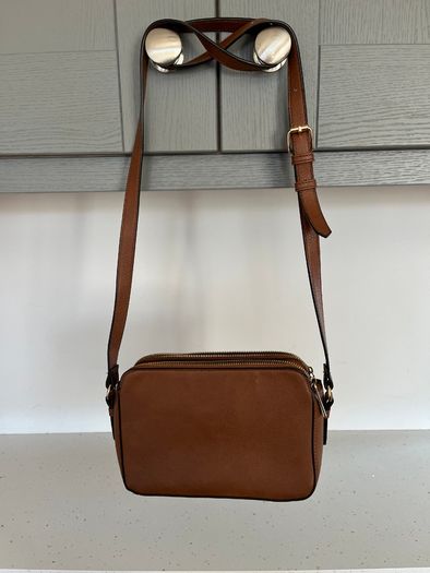 Suedette Crossbody Bag