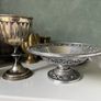 Vintage, mid century Pewter brass metal bundle photography props still life Image 7