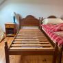 Solid pine bed frames x 2 Image 2