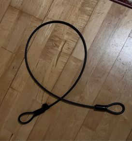 Bike lock cable