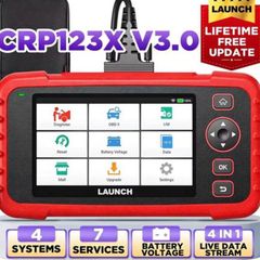 LAUNCH X431 CRP123x Car OBD OBD2 Diagnostic Tools Automotive ABS SRS Airbag Engine AT Code Reader Scanner Free Update suit any car or van
