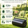 61 Litre Lawn Roller for Grass Seed and Garden Soil Levelling Image 2