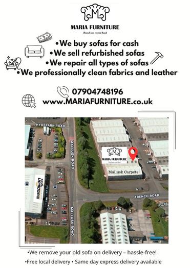 Refurbished Sofas Delivered to Dublin | 714 Days