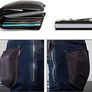 Metal Wallet Carbon Fiber Credit Card Holder with Metal Money Clip -NFC RFID Blocking Slim Metal Wallet Purse Image 3