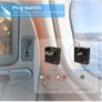 1Mii B05 Airplane Bluetooth 5.3 Adapter for Headphones W/Portable Charging Case Support aptX Adaptive/HD/Low Latency, 3.5mm Aux Wireless Audio Transmitter Use on Airplanes, Boats or in Gym Image 2