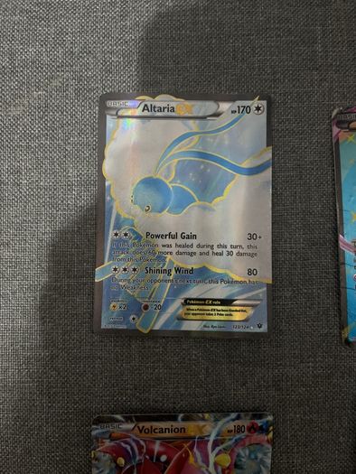 Damaged pokemon cards