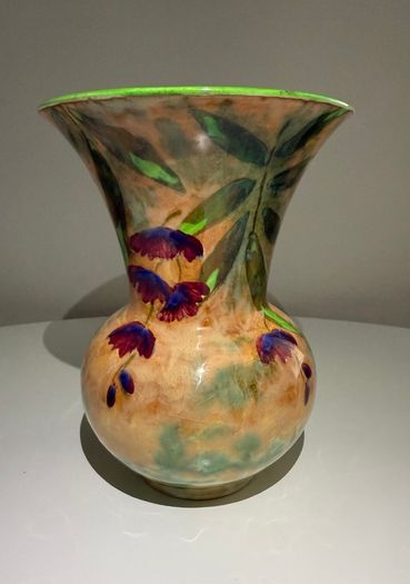 Royal Doulton (8025A & D6276) Wisteria Vase 1949 - Rare Form