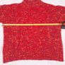 Savida Chunky Red Speckled Cable Knit Jumper 14UK/42EU Image 10