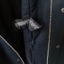 COS Mens Lightweight Cotton Mac Car Coat Navy Blue Size S Image 7