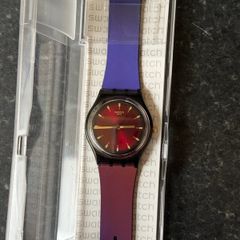 swatch Rebel watch Brand new  burgundy nos