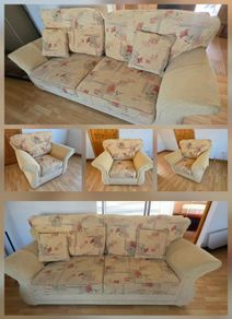 Living Room Furniture: armchair + couch