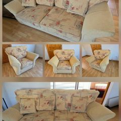 Living Room Furniture: couch + armchair set