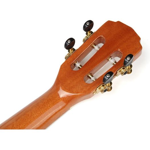Mr. Mai all solid spruce and spalted maple tenor ukulele with deluxe case. NEW