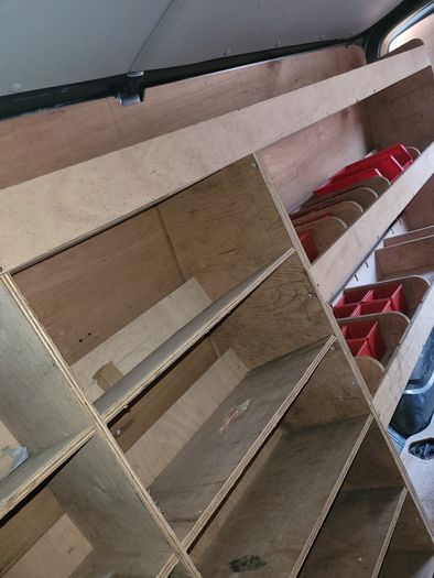 Shelved unit