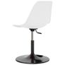 Swivel Dining Chairs 6 pcs White PP Image 4
