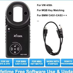 2026 XTOOL KC100 Key Fob Programming Immobilizer Tool For VW 4&5th For BMW CAS1-CAS3 Key Generation IMMO Key Learning Key Match