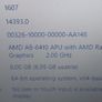 HP 15.6 inch Laptop, Model 15-af092sa, AMD A8-6410 APU with AMD Radeon Graphics, 2.0GHz, 8GB Ram, 1 Terrabyte HDD, Windows 10, Microsoft Edge, Chrome and VLC Image 4