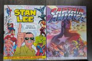 Marvel Stan Lee Treasury Edition and Captain America 75th Anniversary Vibranium collection Slipcase Hardcover Omnibus