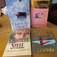 4 Danielle Steel books.