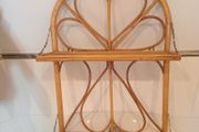 Vintage Sweetheart Bamboo Folding Shelf Unit.1960s.