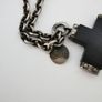 Gucci men's Blackened silver cross. Image 9