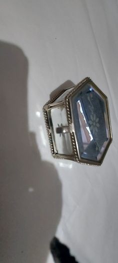 Lovely jewellery box ,,with bevelled mirrors sides and design, see pictures for condition,,take as is ,buyer collects or pays postage thank you