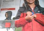 Red & Black Raincoat