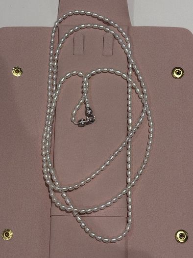1.2 M  S925 nature spring water rice necklace
