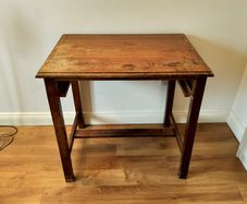 Antique solid oak desk