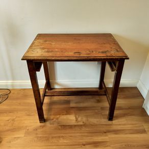 Antique solid oak desk
