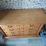 Beautiful vintage solid wood chest of drawers Image 7