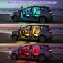 Fathers Day Dad Gifts for Him Husband, LED Interior Lights for Car Accessories for Men Women, USB Port APP Control Auto Stuff Lighting Kits Decoration Atmosphere Strip Lights Image 7