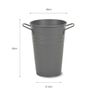 Classic Florist Bucket 29cm Charcoal GT44 Image 2
