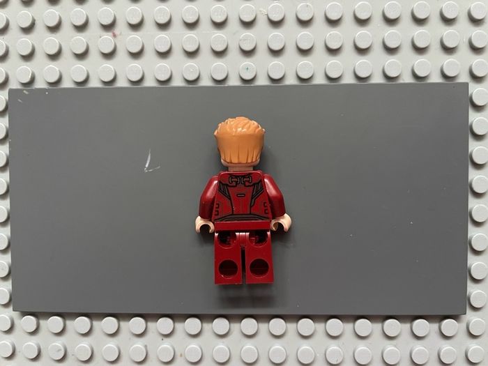 lego super heroes sh0834 Star-Lord minifigure- Dark Red Legs