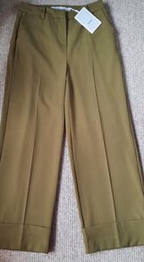 Ichi Green Wide Trousers
