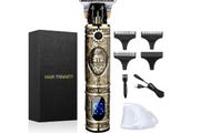 Hair Clippers Beard Trimmer for Men, Professional Cordless Hair Trimmer T-Bladeds Outliner Grooming Baldheaded Shaver with 1500mAh Battery and 180 Mins Working Time