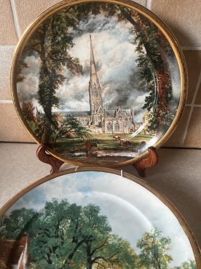 2 Arklow Pottery "Art Collection " 10.5" wall plates