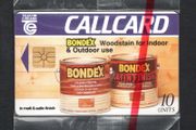 1993 Ireland 10 Unit Bondex wood varnish products (Gemplus GEM1) Call Card Mint in Packaging