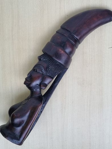 Large traditional African wooden sculpture