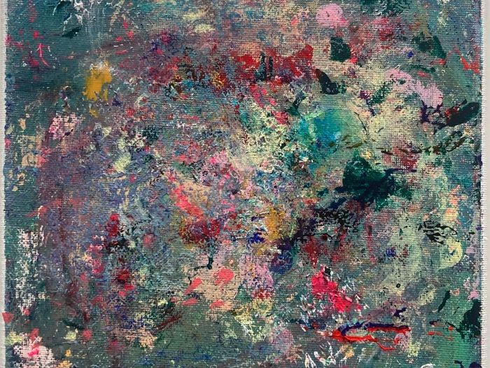Original Abstract Painting Framed Original Abstract Painting Contemporary Irish Art Fairy Art