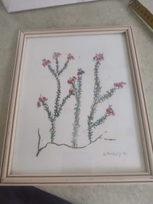 Title: Heather Medium: Watercolor Artist: Susan Manley Nov. 1990.