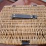 Selection of Vintage Wicker Hanper, Picnic , Wine Bottle, and Shopping Baskets Image 8