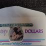 Disney Dollar 1989 with envelope  RARE Image 7